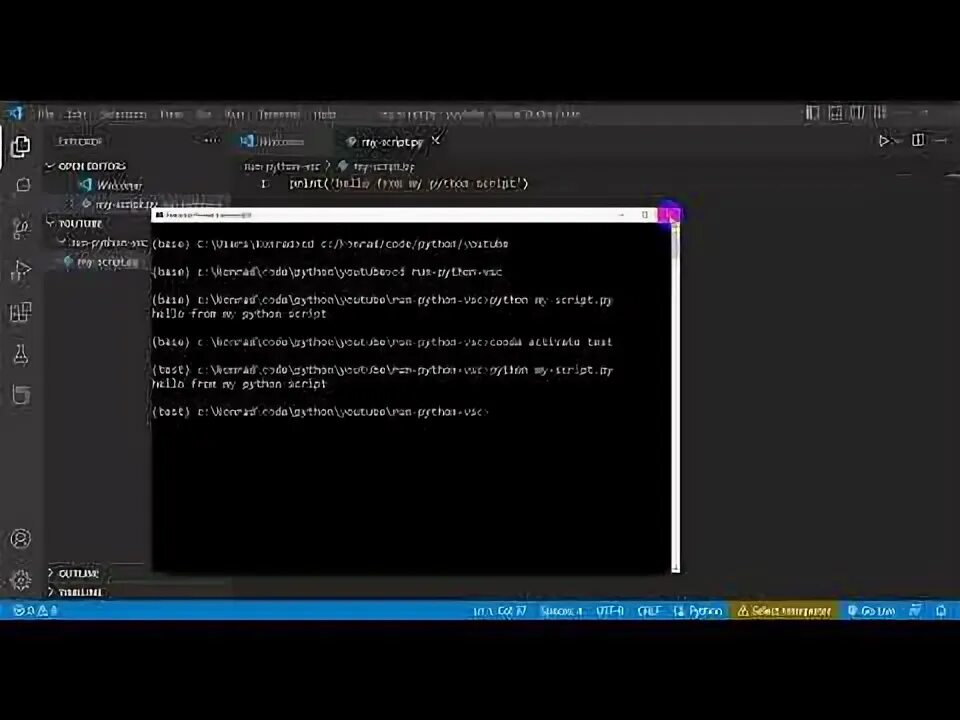 How to run python code. How to run python code