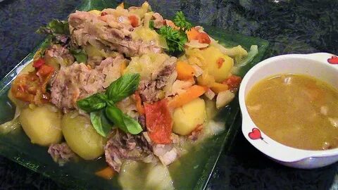 Мясо с овощами по узбекски