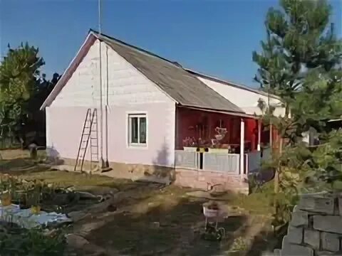Дома в красной заре