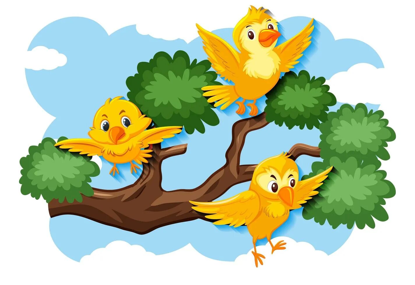 That bird is in the tree