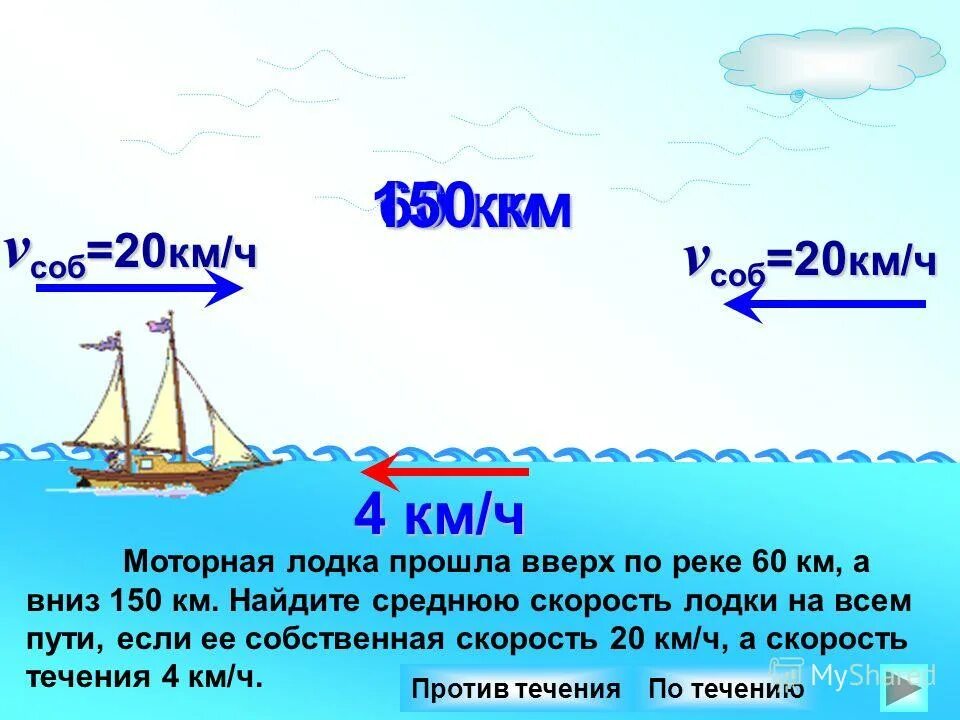 алгебра 8 класс номер 703. моторная лодка прошла 35 км вверх. моторная лодка прошла против течения реки. найдите скорость лодки в неподвижной воде. задачи на движение протяженных тел.