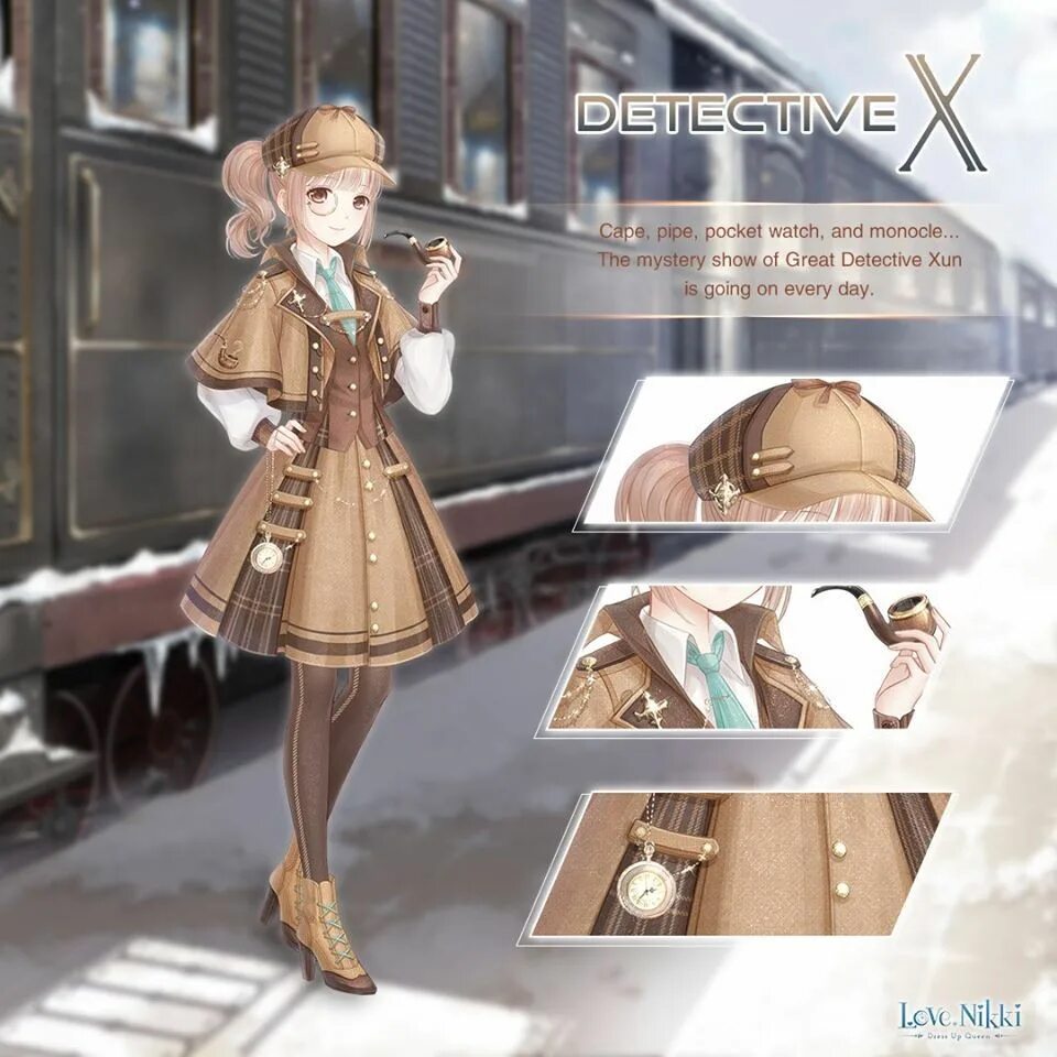 Crossdresser detective. Detective платье. love nikki dress up queen наряды. love nikki great detective. detective outfit.