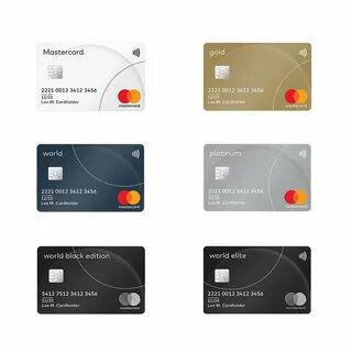 Mastercard виды карт