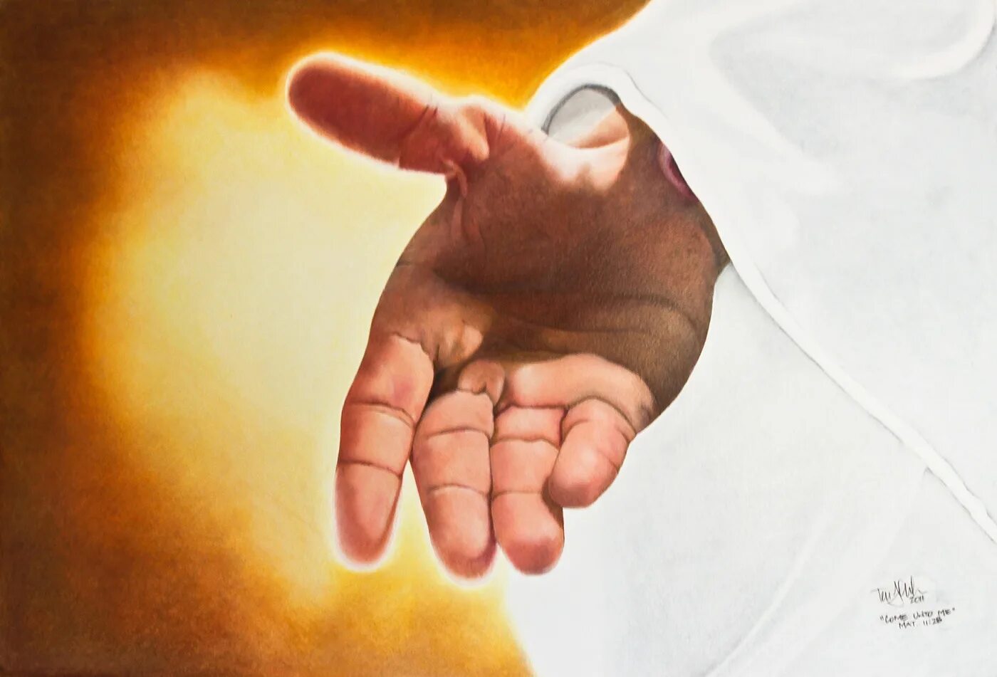 Рука Бога. Ладони Бога. Господь протягивает руку. Руки Христа. Это была рука бога