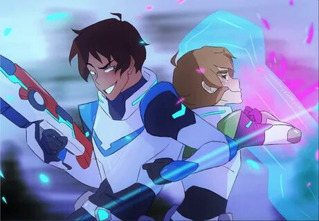 Lance and Pidge the Blue and Green Paladins work together as one from Voltr...