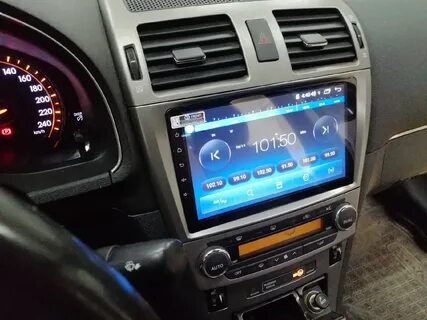 Андроид магнитолы на тойота авенсис