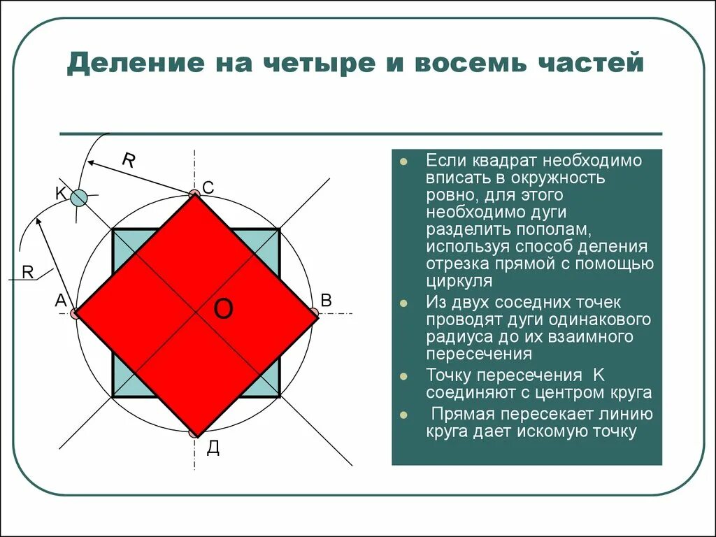 Разделить круг на 8 равных частей. Деление окружности черчение. Разделить окружность на четыре части. Деление окружности на равные части черчение. Деление окружности на четыре равные части.