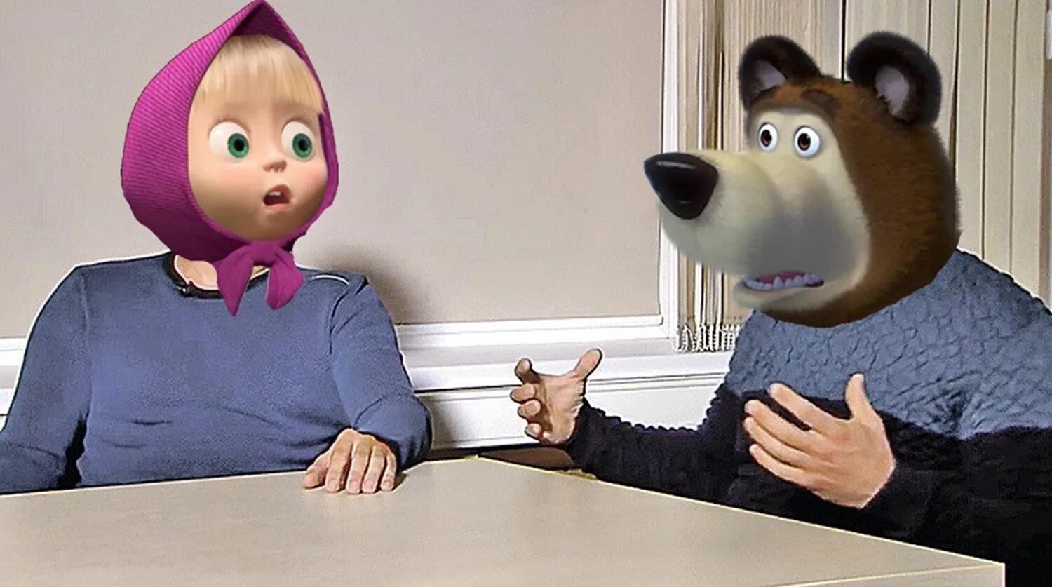Ай маши. Маша и медведь. Маша и медведь Мем. Маша мемы Маша и медведь. Маша из медведя Мем.