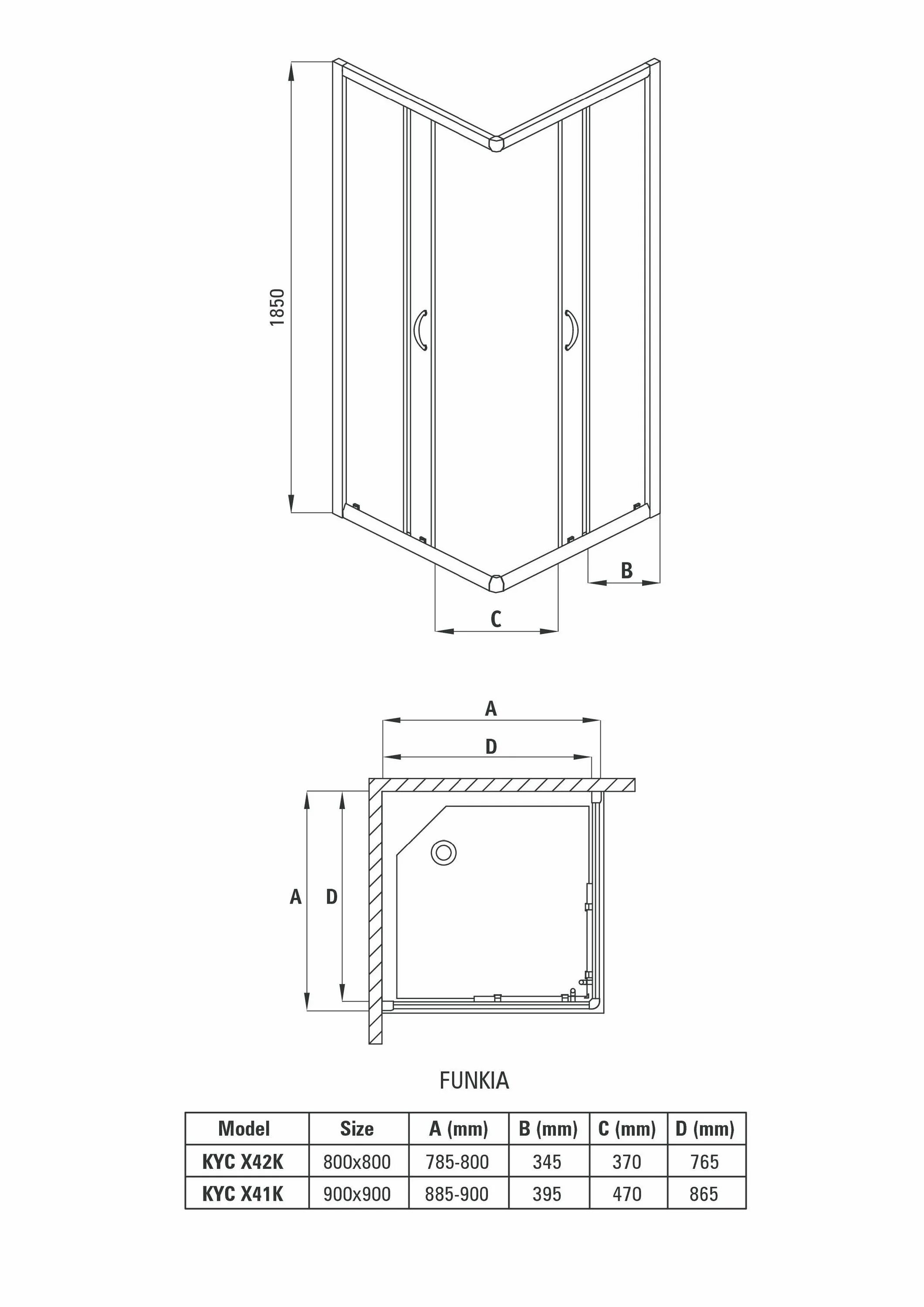 Душевой уголок Deante 90*90. Душевое ограждение Funkia KYC 441k. Душевой уголок Deante 90*90 чертёж. Душевая кабина квадрат 80х80 чертеж. Размер душевой прямоугольной