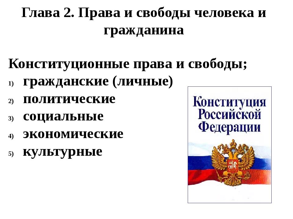 Проект право и свобода граждан российской федерации