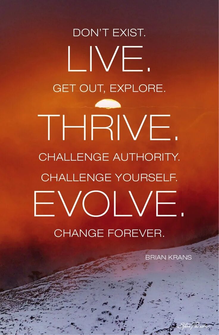 Challenge authority. To thrive. challenge yourself. happy premium happy live.