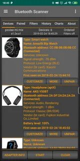 Bluetooth scan