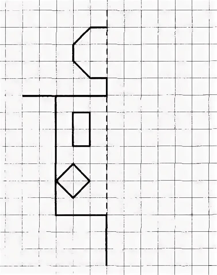 Симметричные фигуры по клеточкам. Нарисуй вторую половину по клеточкам для дошкольников. Симметричное рисование по клеточкам. Дорисовывание симметричных фигур. Начерти зеркальное отражение для каждого квадрата