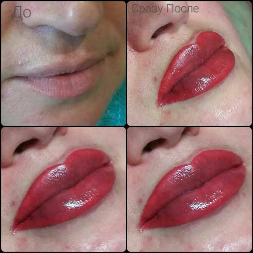 перманент губ. перманентный губ после процедуры. естественный татуаж губ после заживления. татуаж губ. губы после перманентного макияжа.