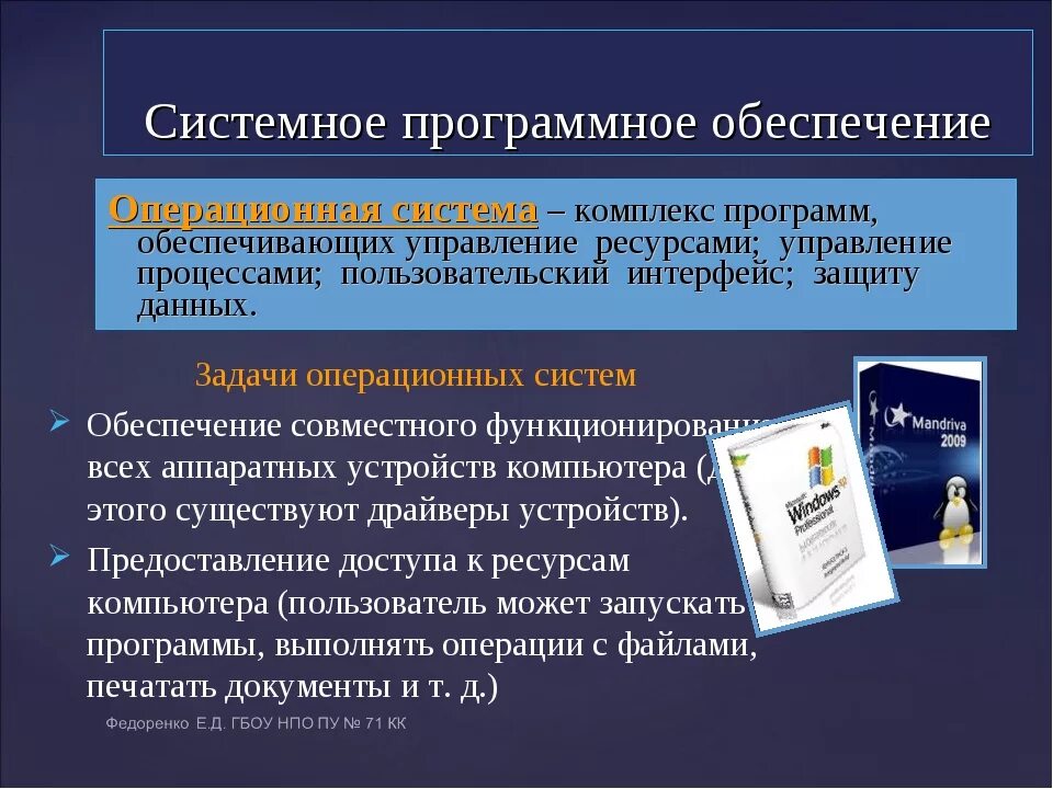 Назначение программного обеспечения. Программы обеспечивающие работу компьютера. Системная программа обеспечения. Системное программное обеспечение ОС. Операционная система это Прикладная программа.