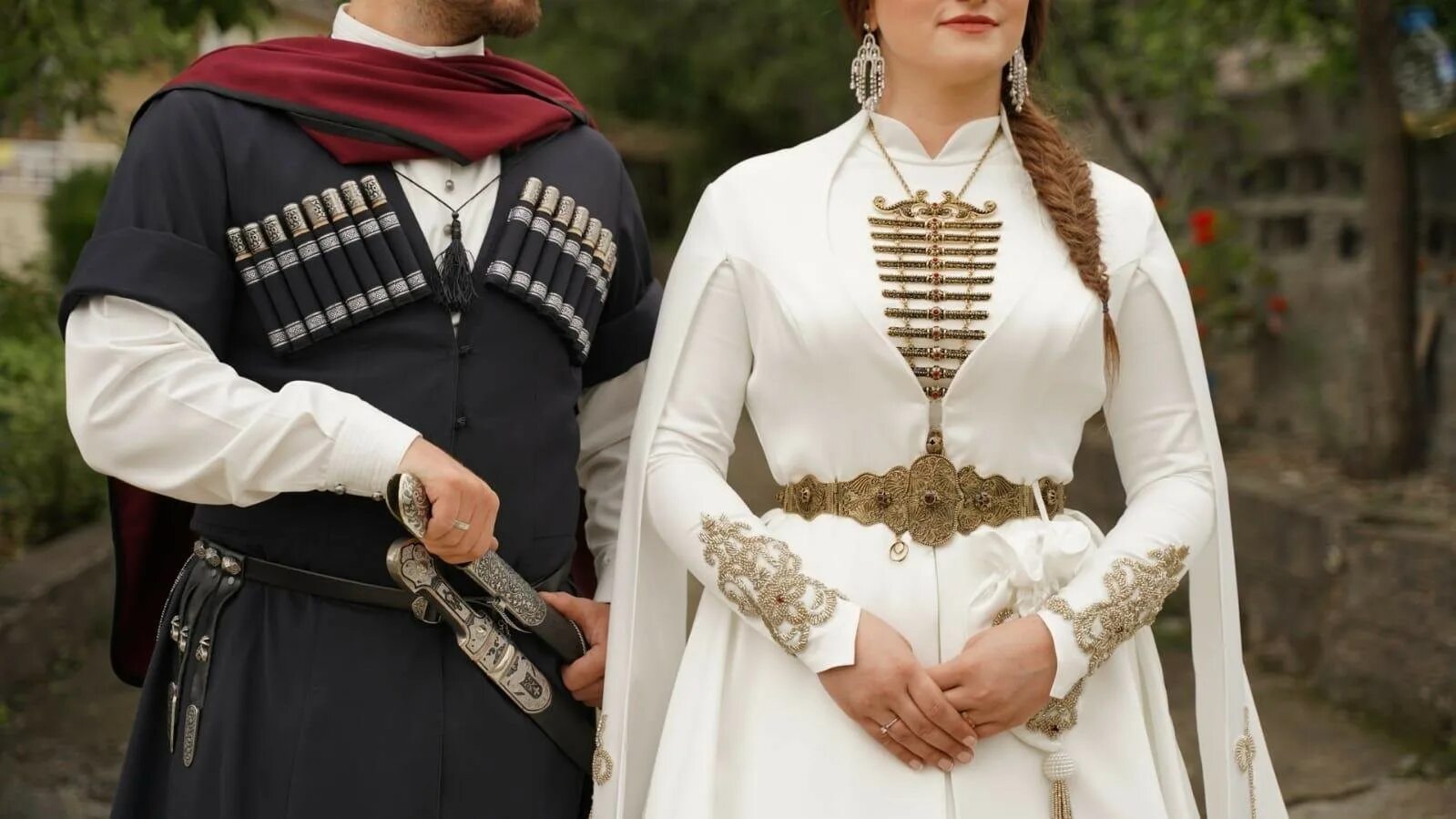 Traditional bride dress from North Ossetia-Alania (Russia) Traditional dresses, 