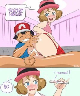 анальный ash_ketchum оплодотворение покемон serena(pokemon) .