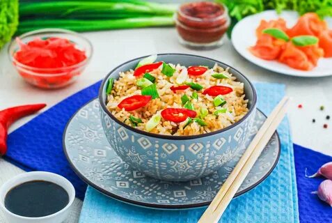 Рис с соевым соусом вкусно