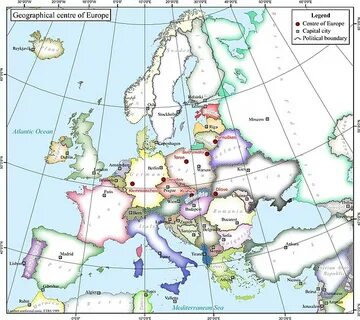 Географический центр европы страны