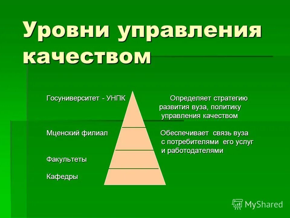 Уровни управления. Управление качеством смк. Уровни экологической безопасности. Модель системы менеджмента качества организации. Система управления качеством.