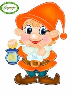 Гномики в красной одежде