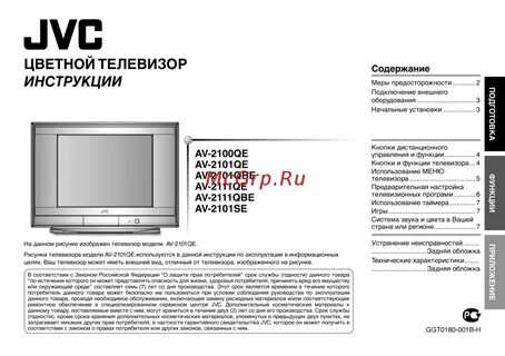 Jvc телевизор подключил приставку
