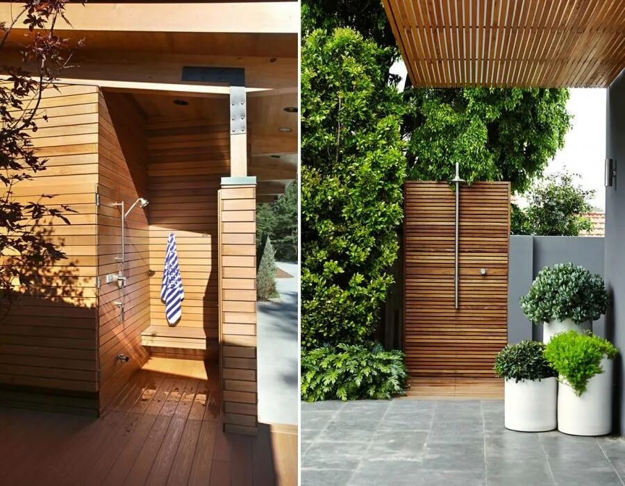 Строительство летнего душа на даче - Rmnt.ru Outdoor shower, Outdoor bathrooms, 