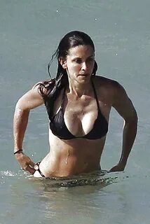 Courteney cox breasts.