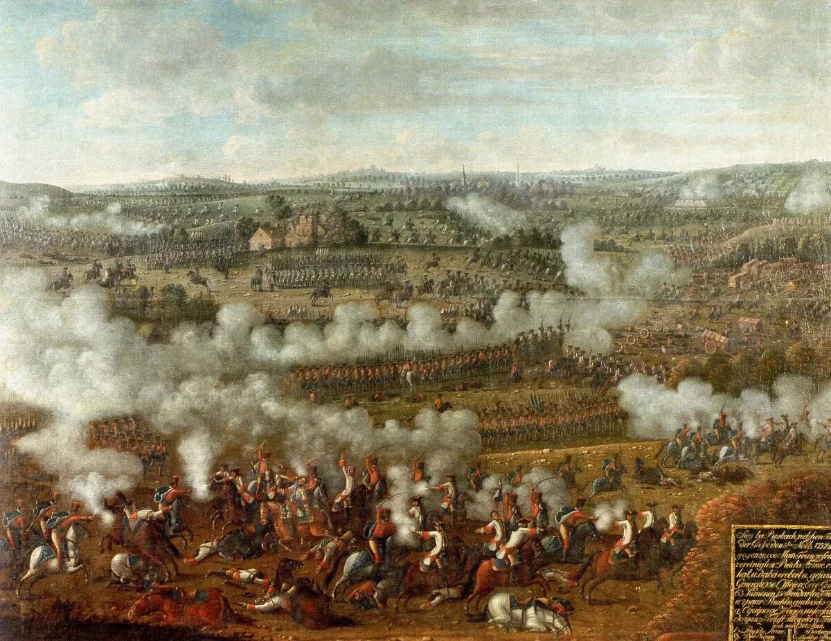 Битва при ларге год. Битва при росбахе 1757.