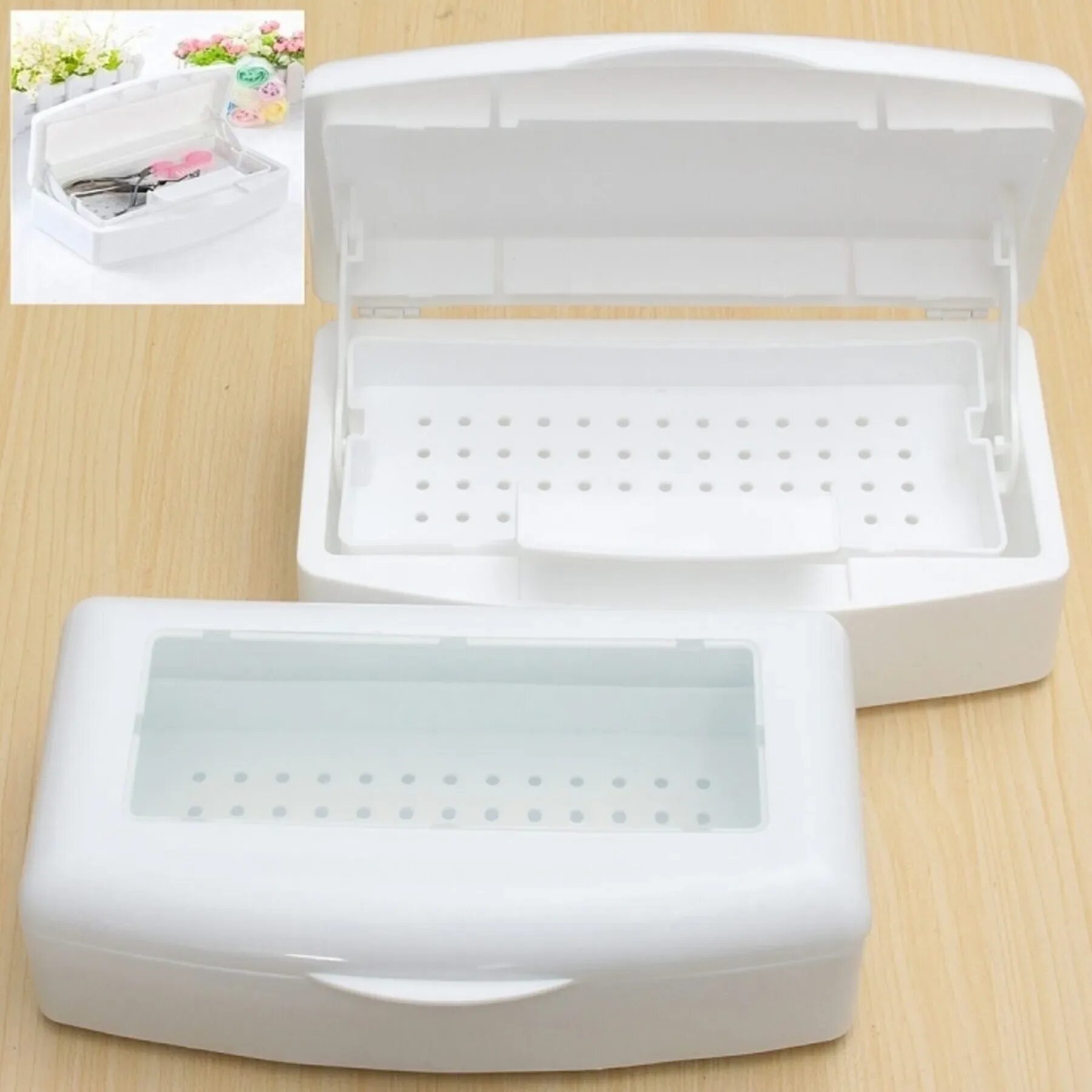 Логопедический стерилизатор. Бокс для дезинфекции sterilizing Tray Beauty implement. Бокс-стерилизатор 170*340. Контейнер для стерилизации инструментов collection Florans. Бокс для замачивания, дезинфекции, стерилизации инструментов.