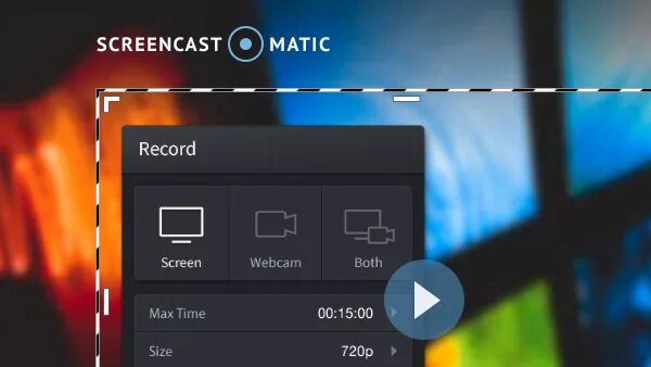 Screencast-o-matic. Screencast фото кнопки. Recorder with screencast matic logo. Screencast matic MMD.