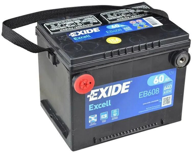 Купить ам аккумулятор. Eb608 Exide. Аккумулятор Exide 60ah. Аккумулятор автомобильный Exide Excell. Американский аккумулятор для автомобиля Exide.