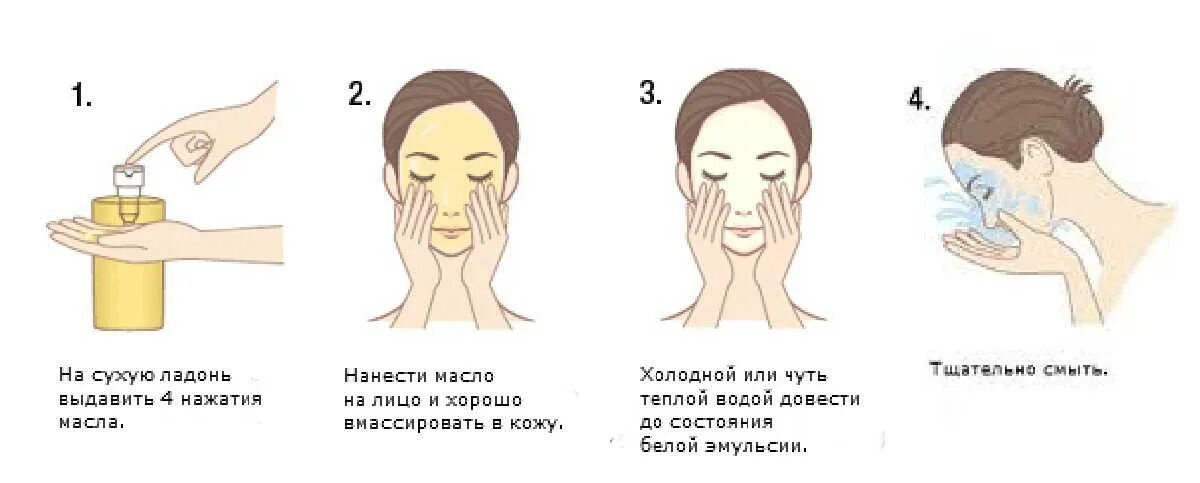 Чем смывать масло с лица