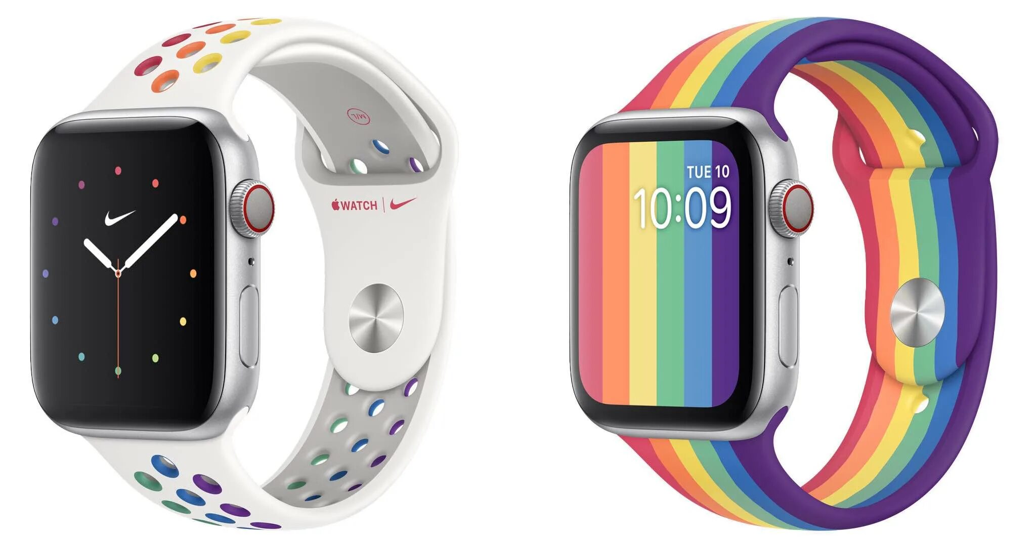 Nike sport band apple watch. Браслет Apple Pride. Apple watch Pride Edition. Apple watch Pride watchface.