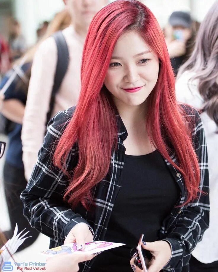 My hair is red. My hair is red. My hair is red. Прически с красными волосами. Seulgi red velvet с красными волосами.