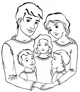 Как нарисовать семью из 5 человек