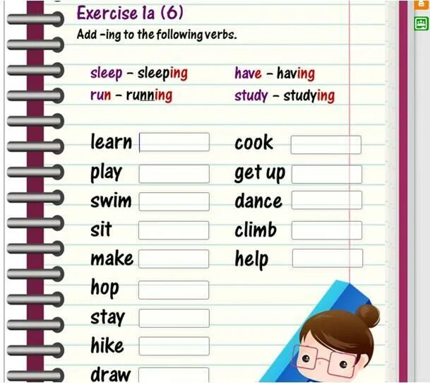 Глаголы с ing окончанием в английском. Ing reading. Study инговое окончание. Adding ing to verbs. Study с окончанием ing.