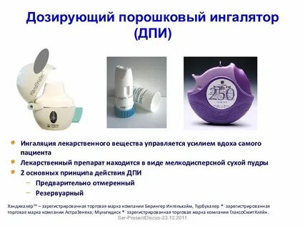 Дозированный ингалятор