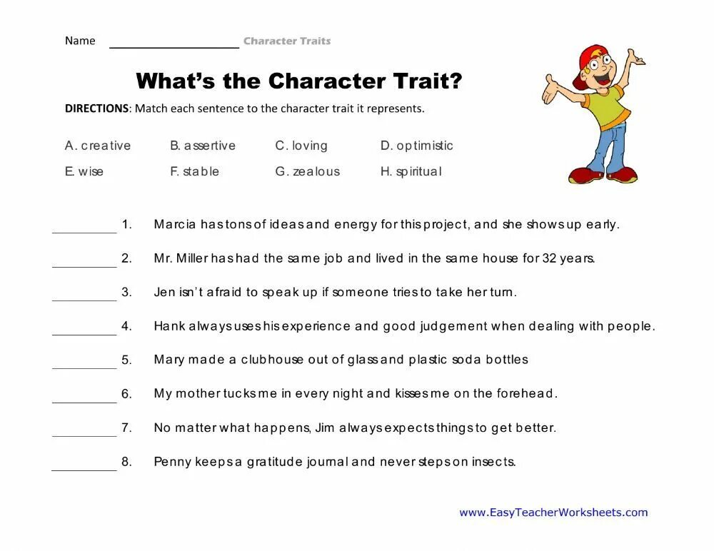 Character упражнения. Характер Worksheets. Worksheet качества человека. Describing character Worksheets.