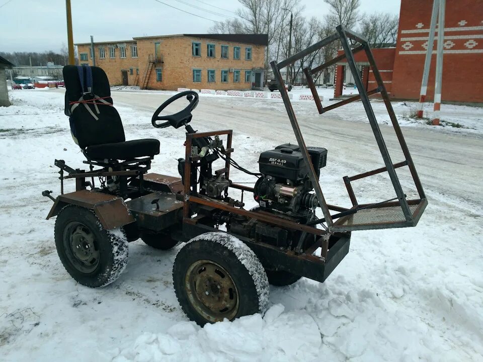 Минитрактор самодельный переломка 4x4 купить на авито Капот на минитрактор Мини трактор переломка 4х4, 0,5 л, 2017 года другое DRIVE