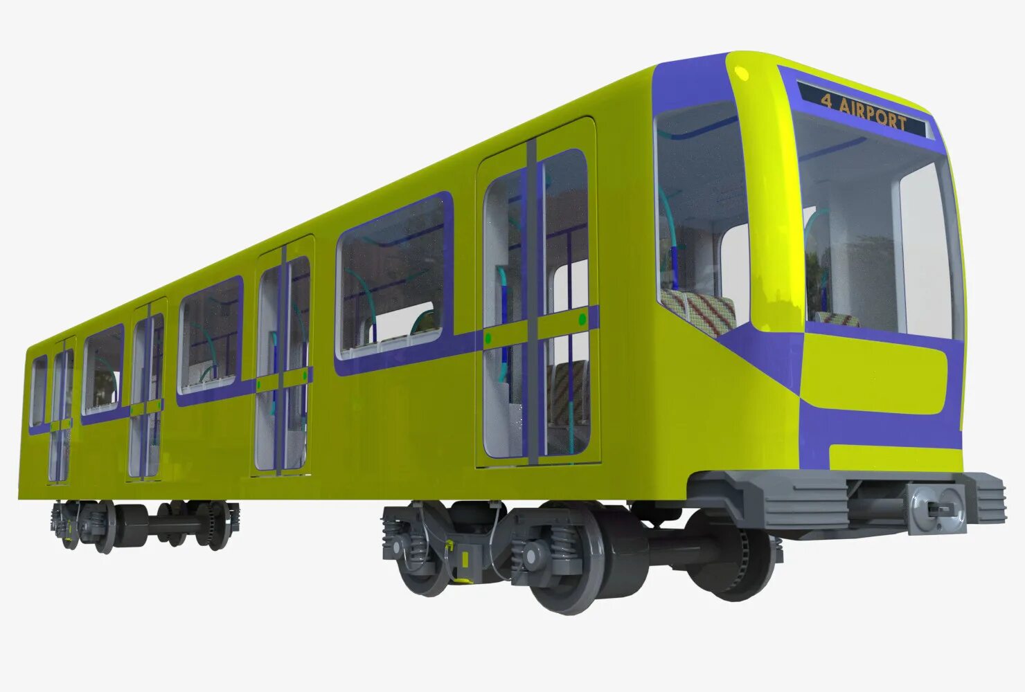 Metro 3d model