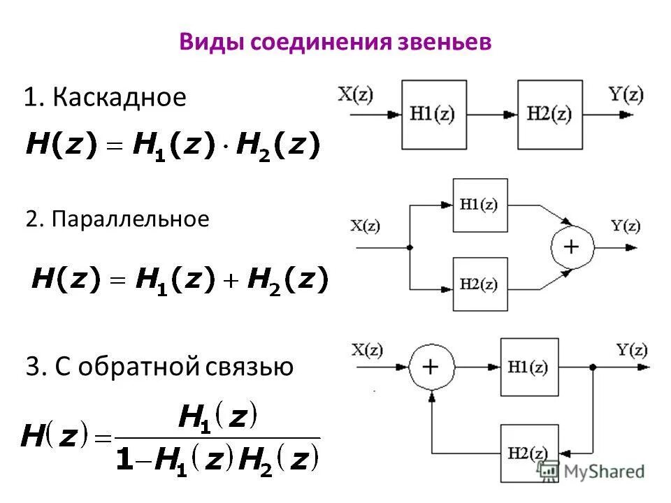 В виде двух соединенных