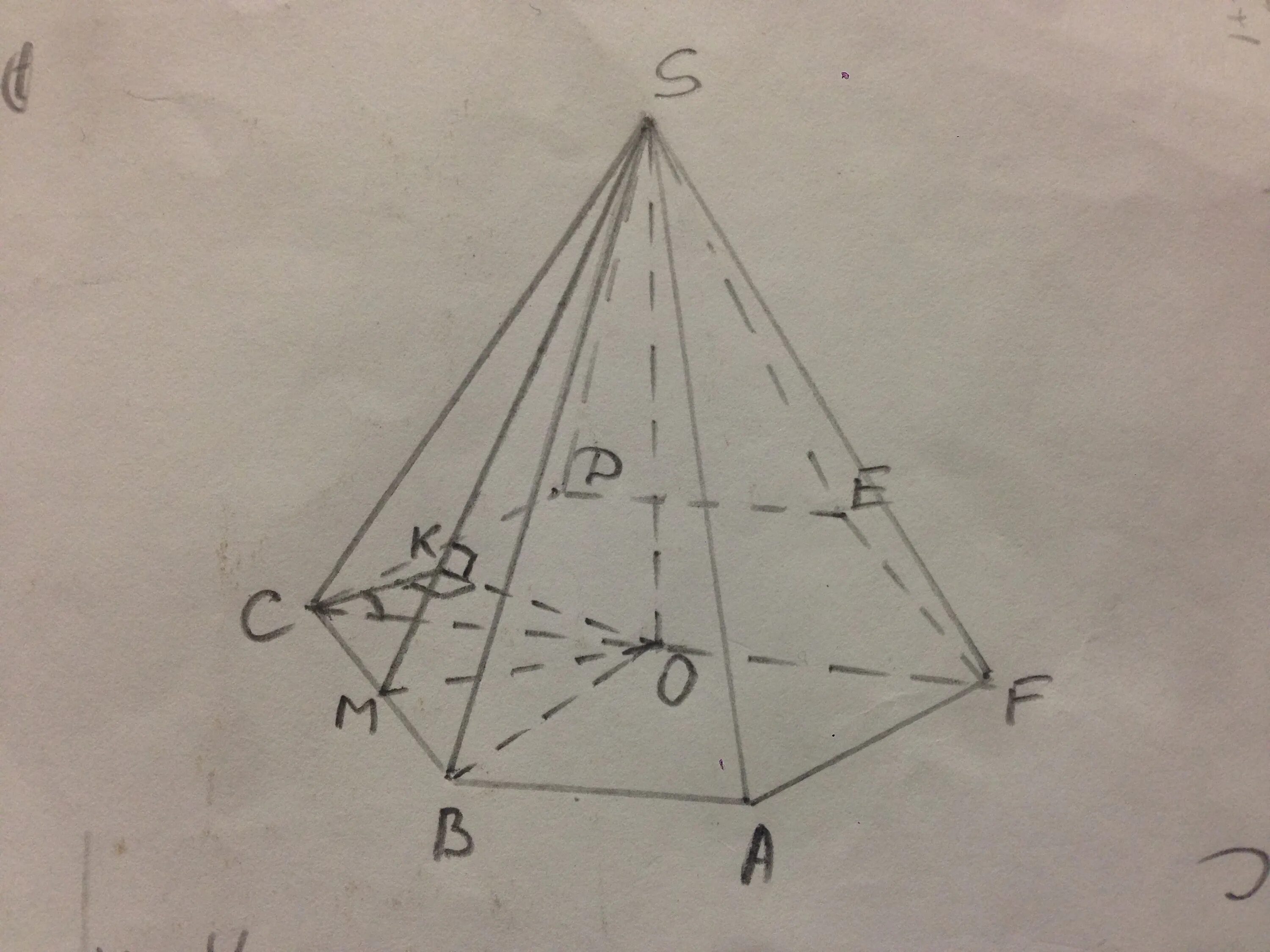 Изобразите шестиугольную пирамиду. Шестиугольная пирамида SABCDEF. Шестиугольная пирамида пирамида. Шестиугольная пирамида сбоку. Пирамида с основанием правильный шестиугольник.