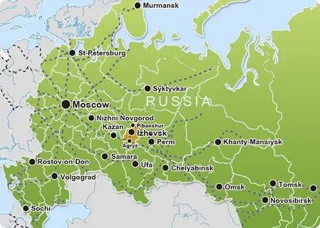 Ижевск местонахождение