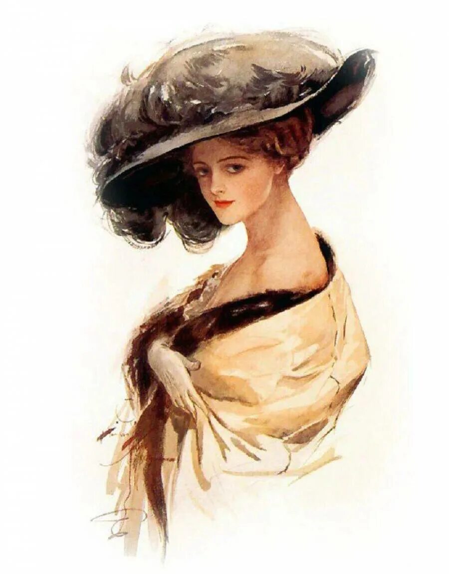 Дама картинки. Художник Harrison Fisher (1875 - 1934). Харрисон Фишер художник картины. Харрисон Фишер Винтаж леди. Харрисон Фишер дама в шляпке.