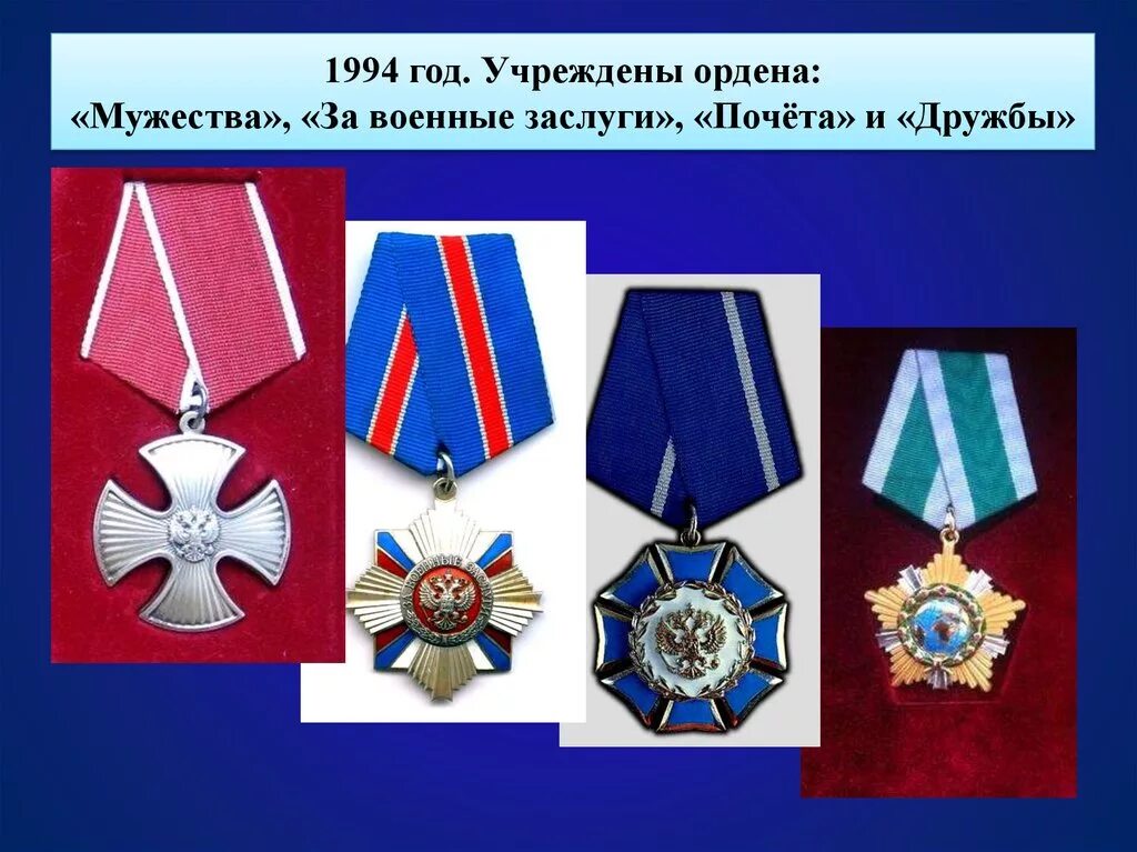 Орден «за военные заслуги» (1994г.). Орден за военные заслуги и орден почета. Орден Мужества медаль ордена. Боевые награды Российской Федерации за военные заслуги. Воинские медали рф