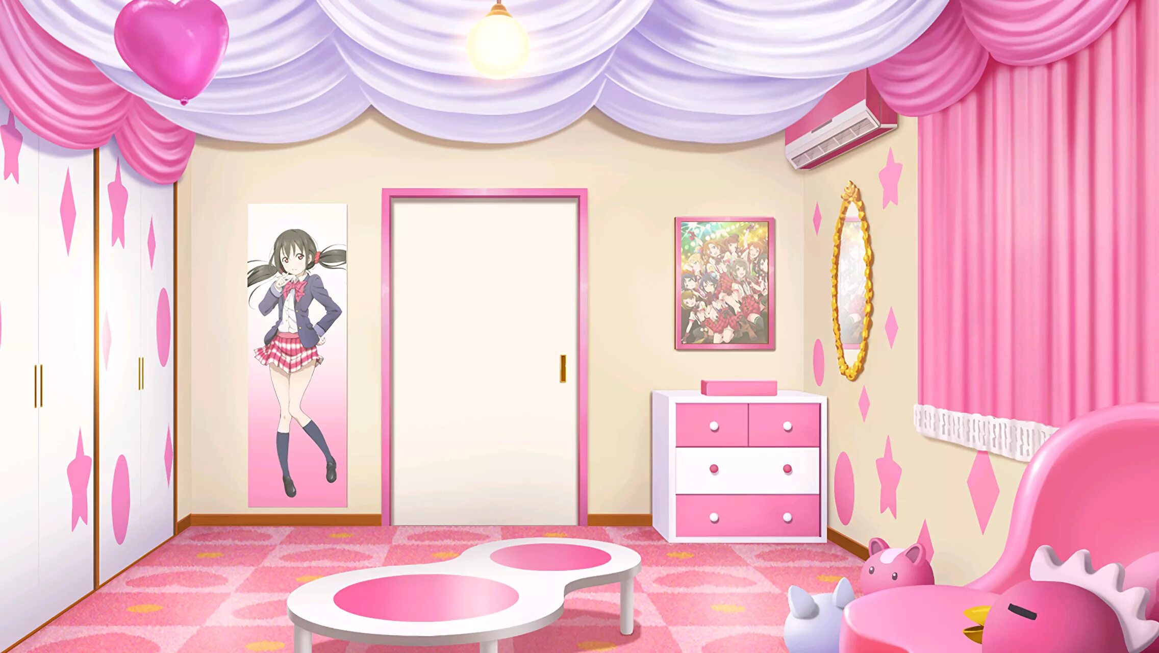 Waifu s love room на андроид. Комната отаку Love Live. Лайв комната Чана.