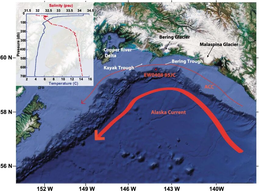 Северная америка залив аляска. Ледник Маласпина на карте. Где находится ледник Беринга на карте. Ледник Беринга координаты.