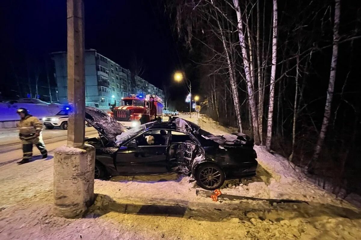 2 января вечером. ДТП В Красноярске вчерашний.