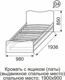 Стандартные размеры кровати полуторки